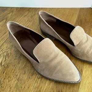 AQUATALIA | Tan Loafer Slip-on Shoes - Women | Sz 8.5